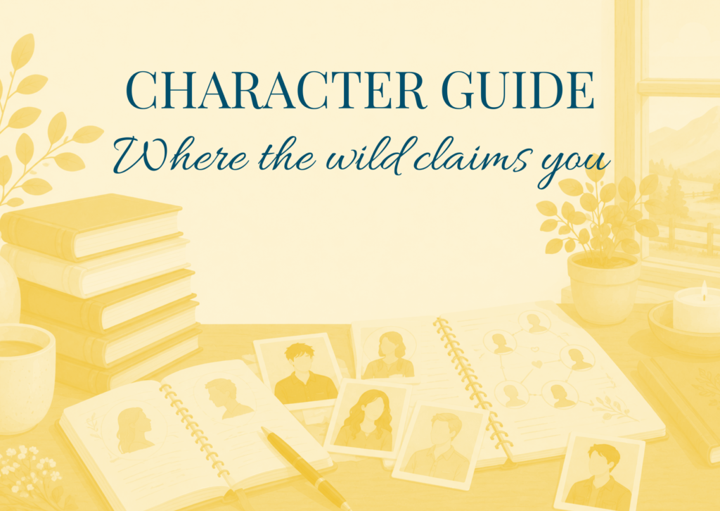 Character guide | Where the wild claims you